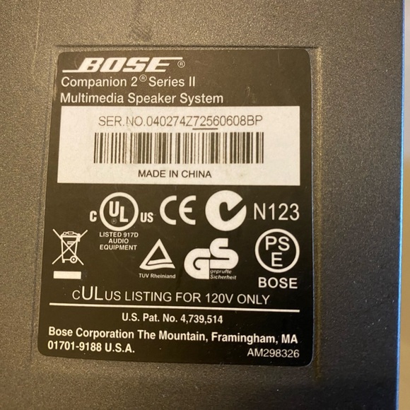Bose Companion 2 Series II Computer Speakers - Picture 7 of 7